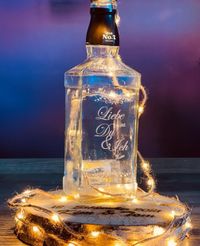 Lasergravur Jack Daniel&#039;s Flasche